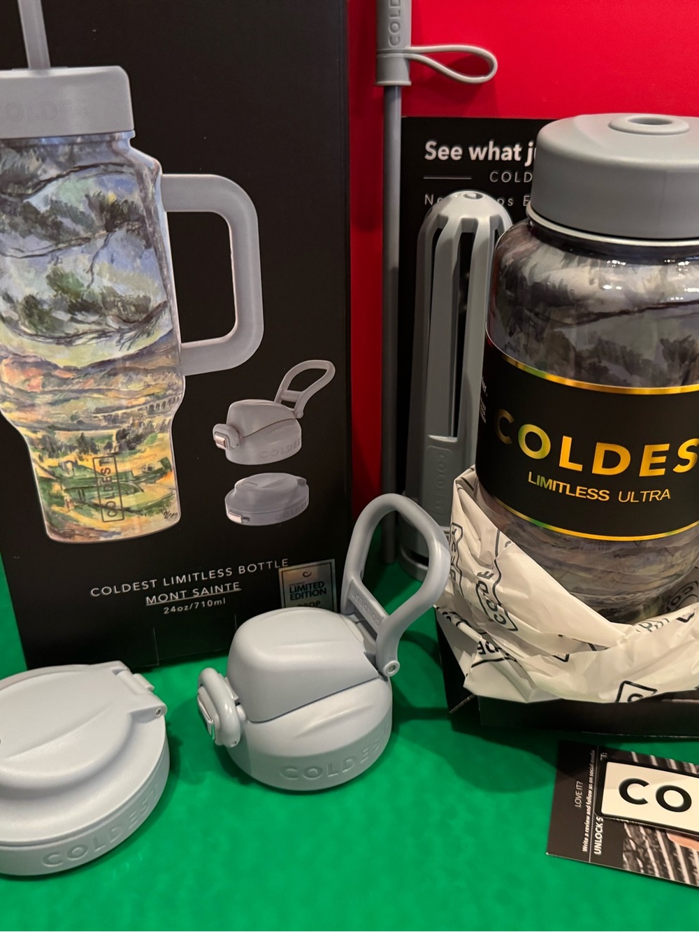 Coldest Limitless Ultra Mont Sainte Bottle in Gray - Picture 2 of 12